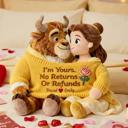 I'm Yours - Personalized Mouse Faux Fur Shaped Pillow