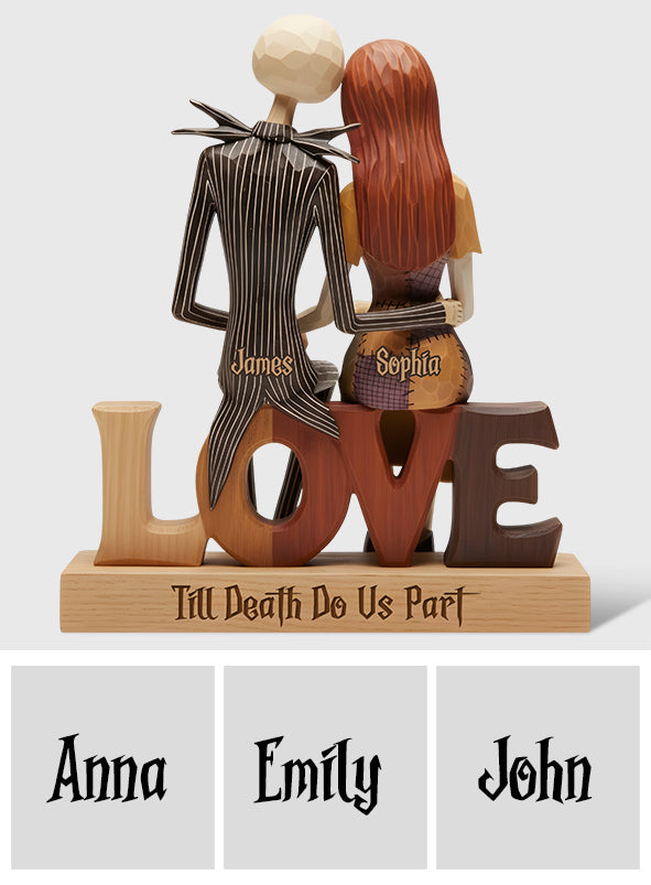 Perfect Gift For Couple - Personalized Nightmare Custom Shaped Acrylic Plaque