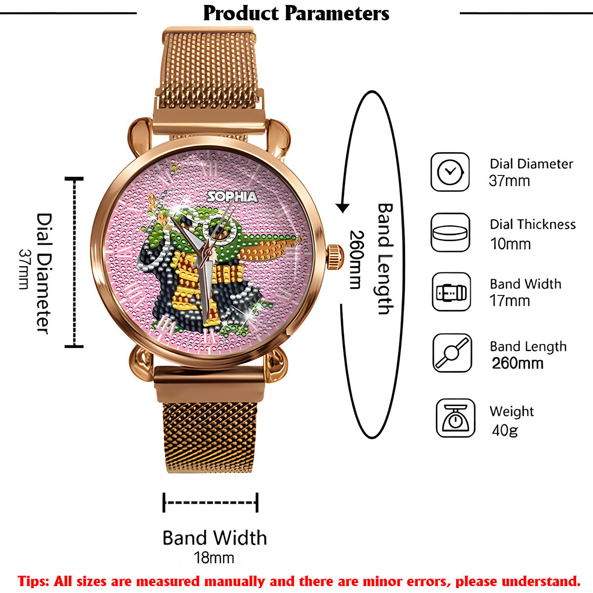 Legendary Green - Personalized The Force Women Hand Watch