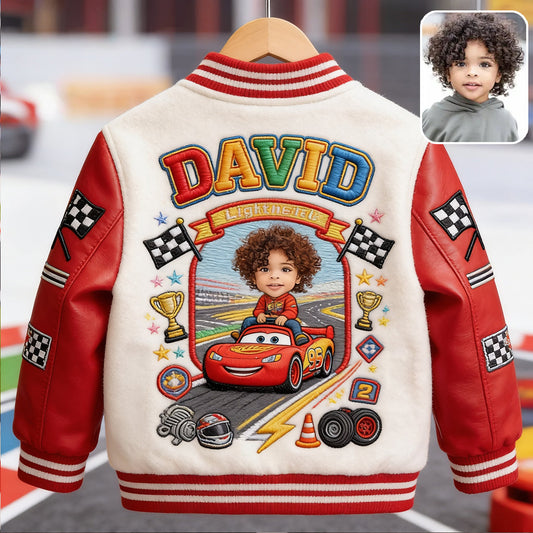 Strong Race - Personalized Racing Lover Varsity Jacket