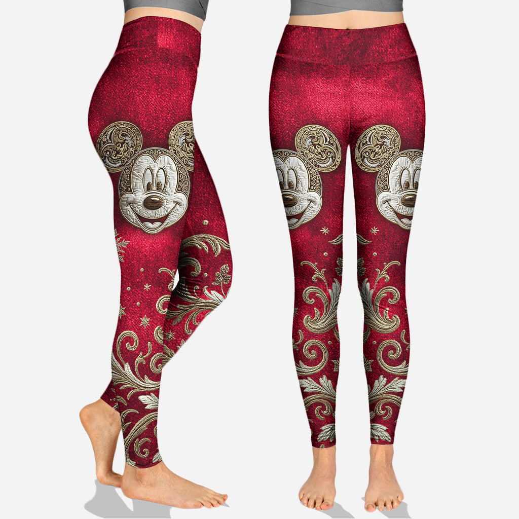 Merry Christmas - Personalized Mouse Hoodie and Leggings