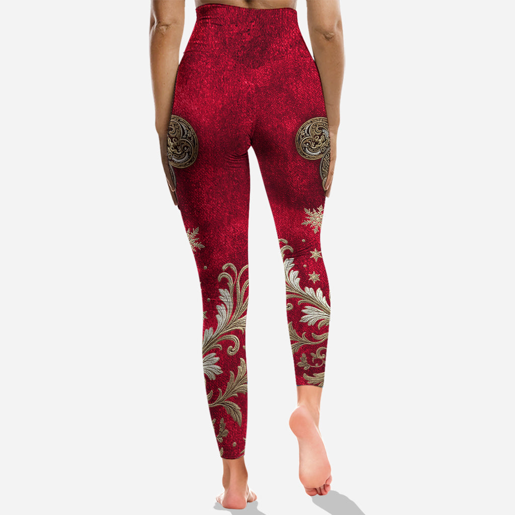 Merry Christmas - Personalized Mouse Hoodie and Leggings