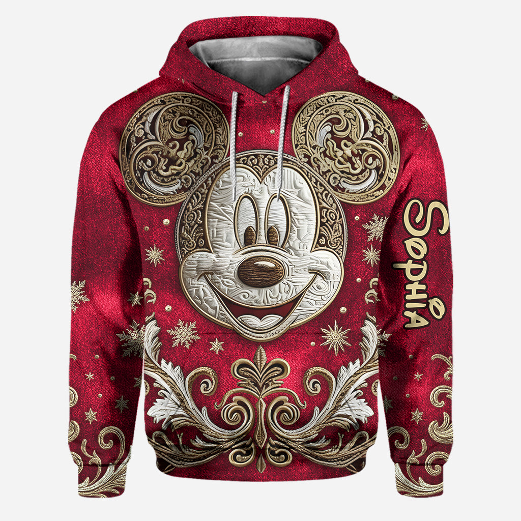 Merry Christmas - Personalized Mouse Hoodie and Leggings