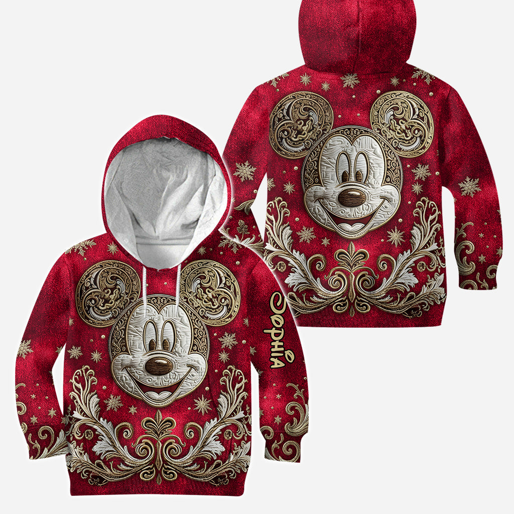 Merry Christmas - Personalized Mouse Hoodie and Leggings