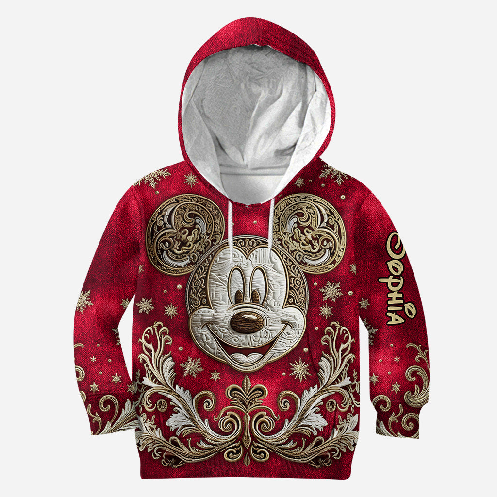 Merry Christmas - Personalized Mouse Hoodie and Leggings