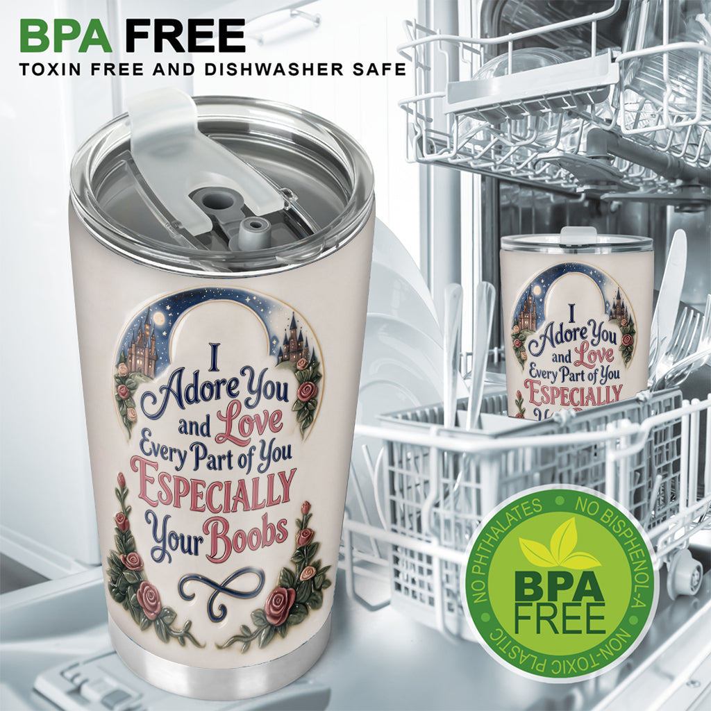 Spicy Fantasy Couple - Personalized Beauty And The Beast Tumbler