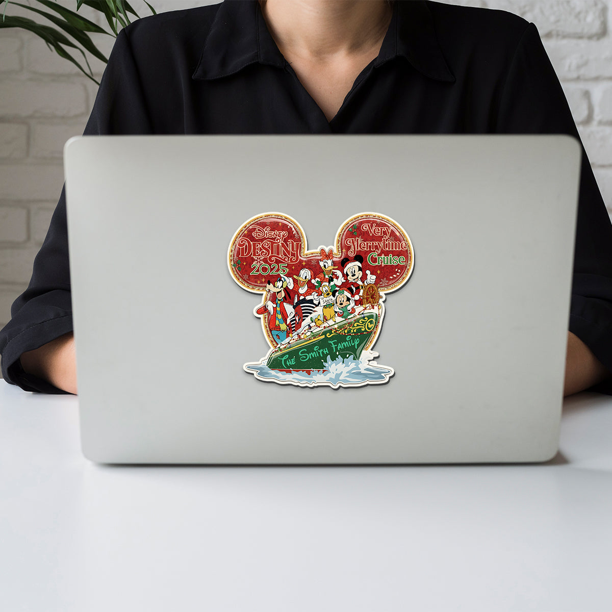 Mickey & Friends Family Trip Cruise - Very Merrytime Cruise - Personalized Mouse Magnet