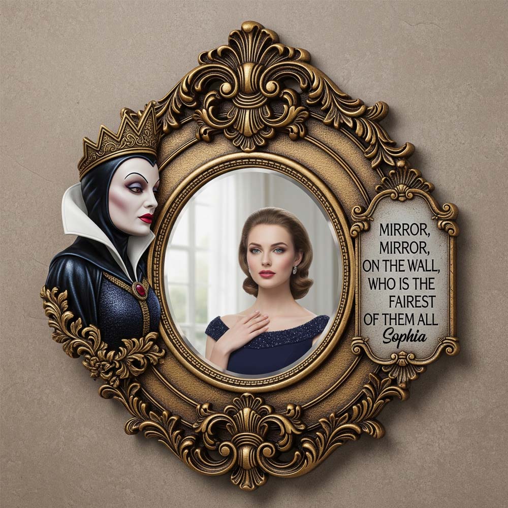 Mirror Mirror On The Wall - Personalized Princess Wall Hanging Mirror