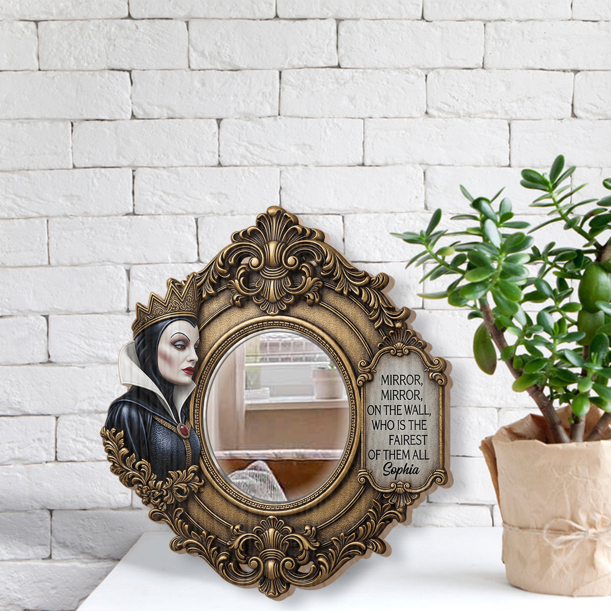 Mirror Mirror On The Wall - Personalized Princess Wall Hanging Mirror