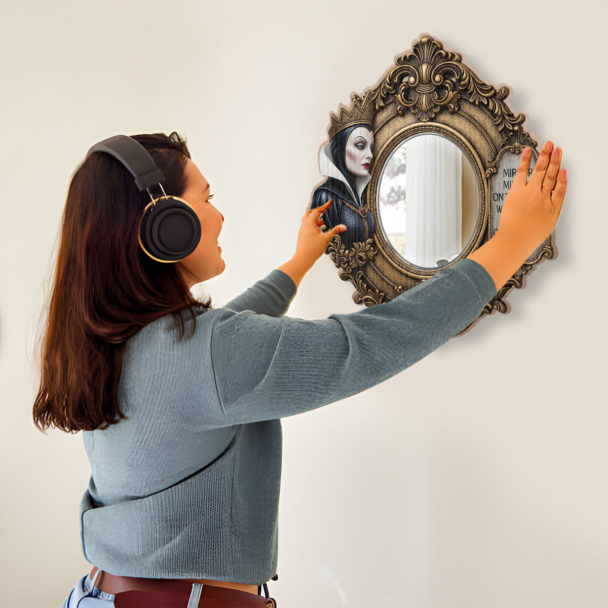 Mirror Mirror On The Wall - Personalized Princess Wall Hanging Mirror