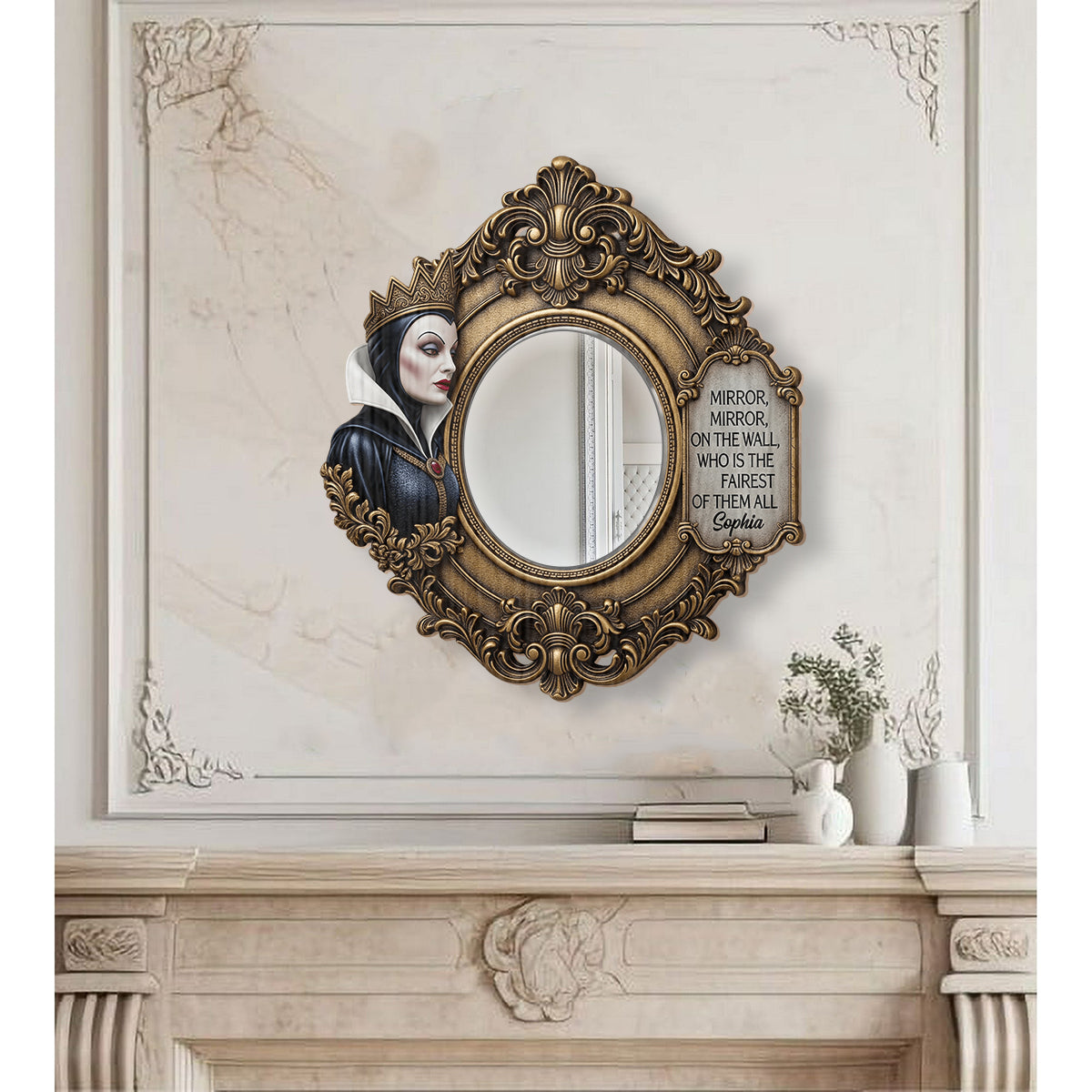 Mirror Mirror On The Wall - Personalized Princess Wall Hanging Mirror