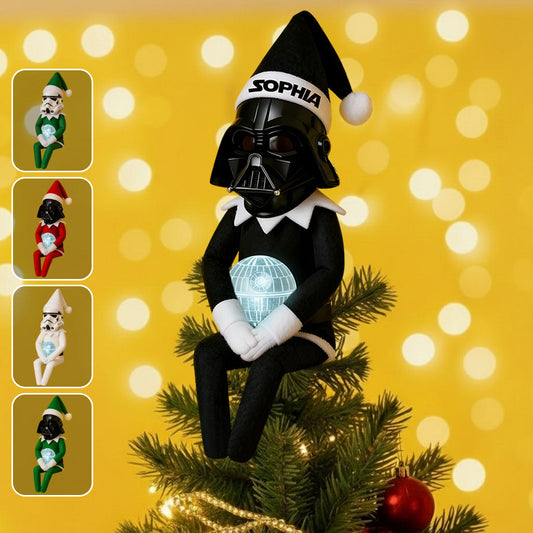 Joy To The Galaxy - Personalized The Force LED Light Tree Topper