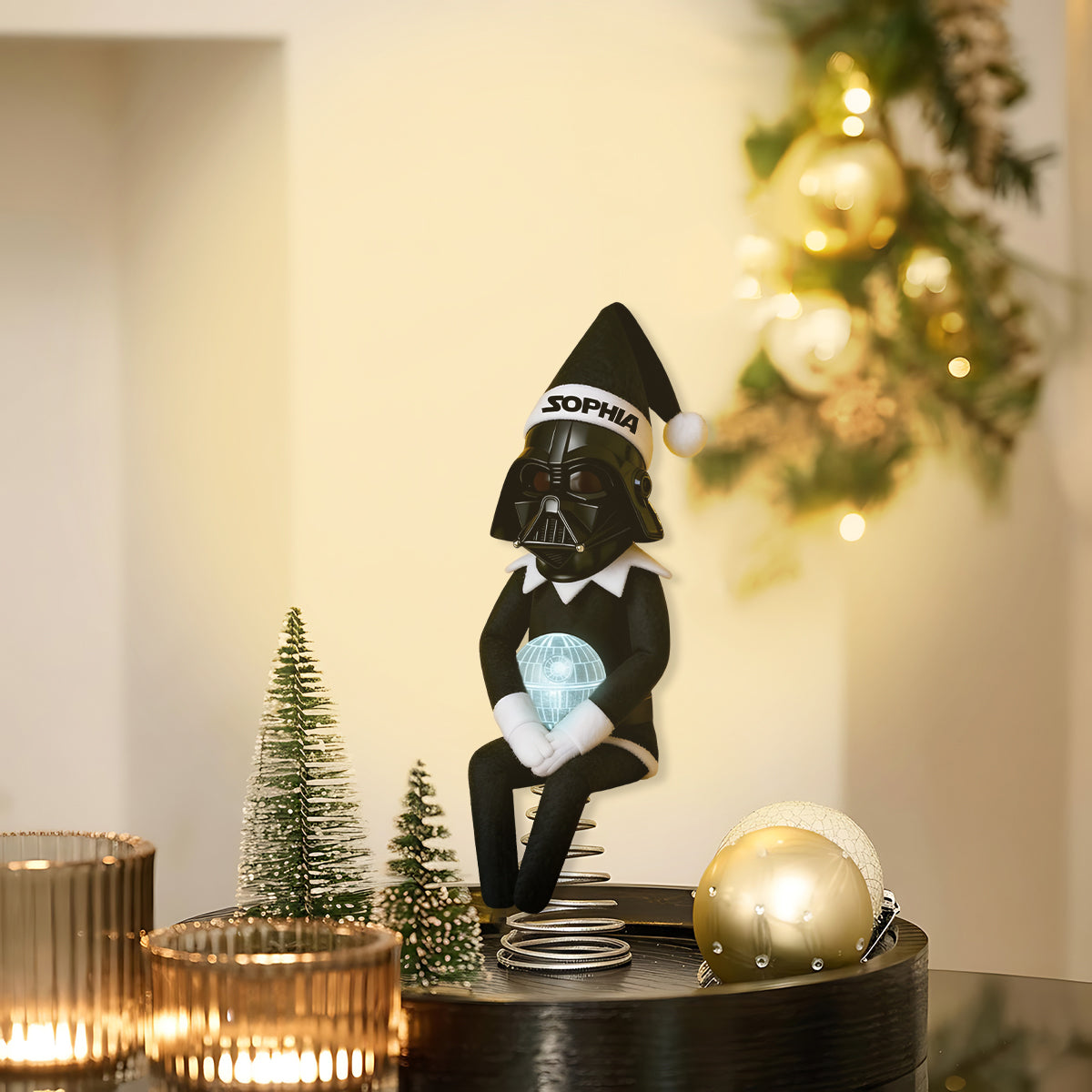 Joy To The Galaxy - Personalized The Force LED Light Tree Topper