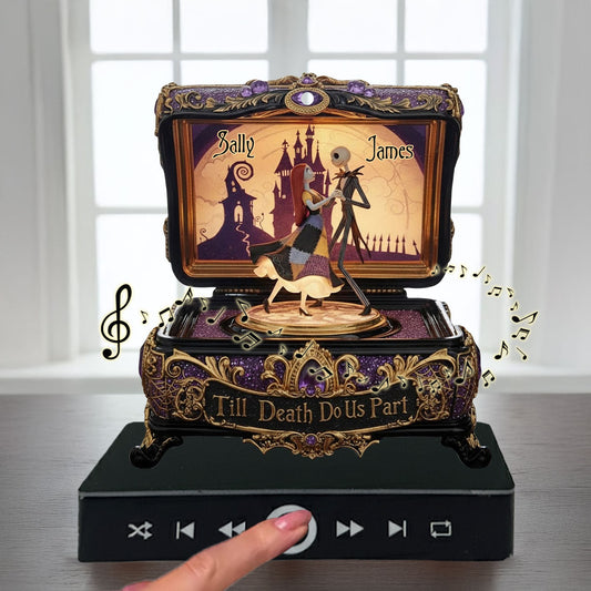 Till Death Do Us Part - Personalized Nightmare Music Ornament