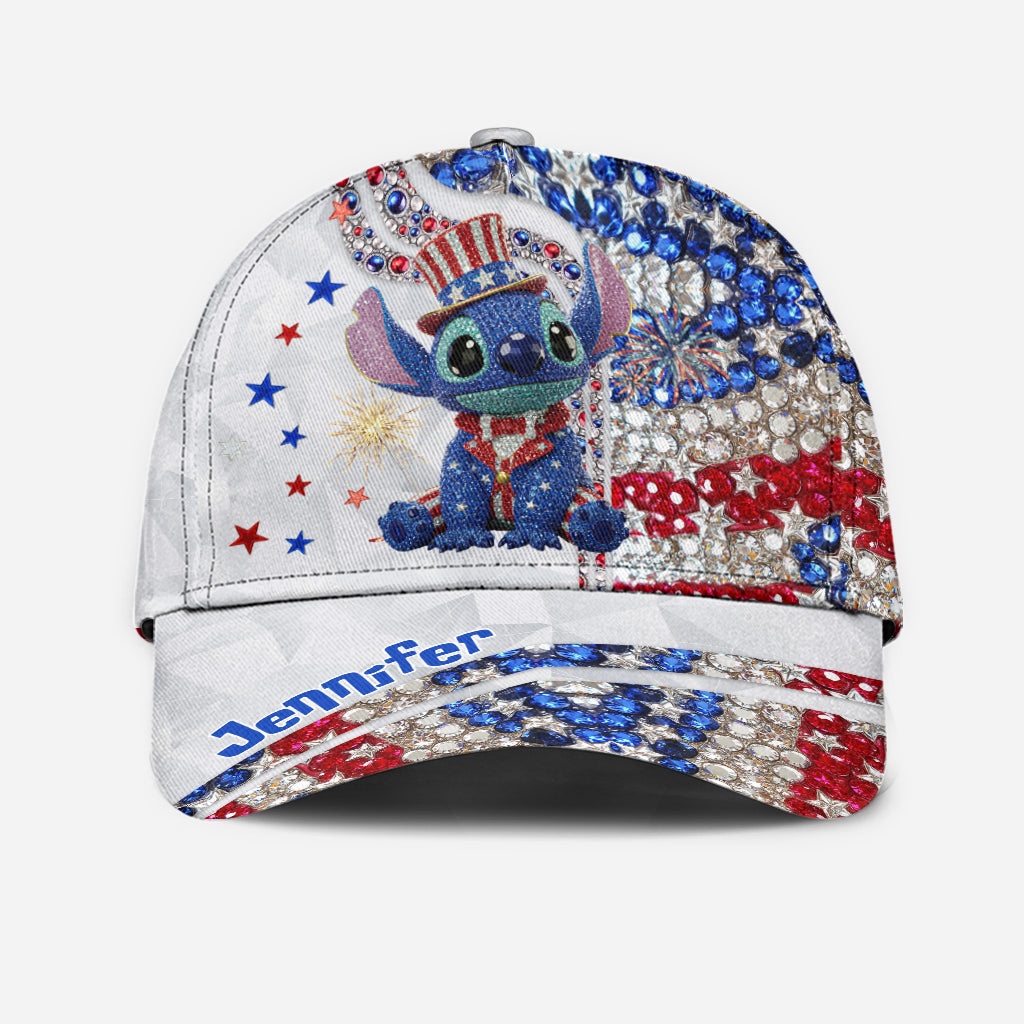 Red And White - Personalized Ohana Classic Cap