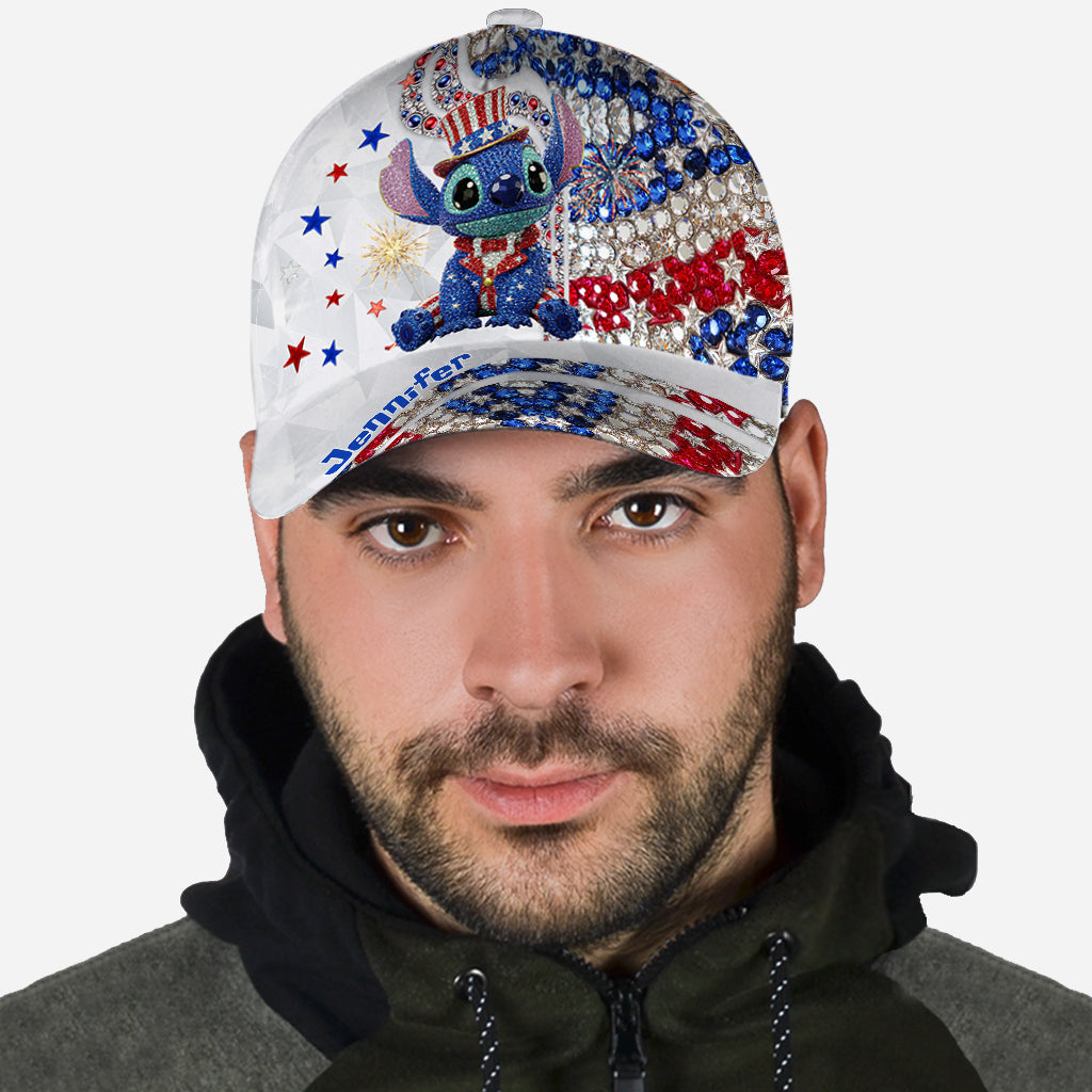 Red And White - Personalized Ohana Classic Cap