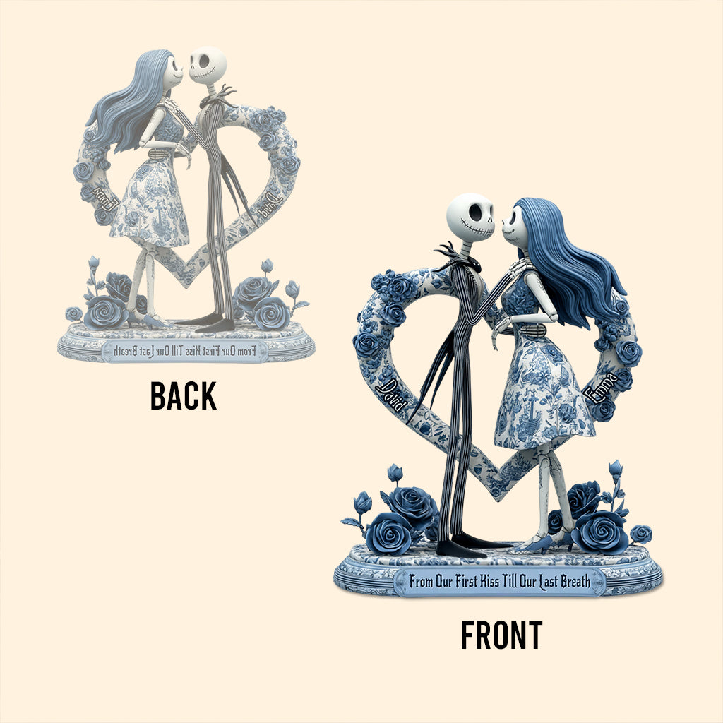 Couple Nightmare Toile De Jouy Style - Personalized Nightmare Custom Shaped Acrylic Plaque