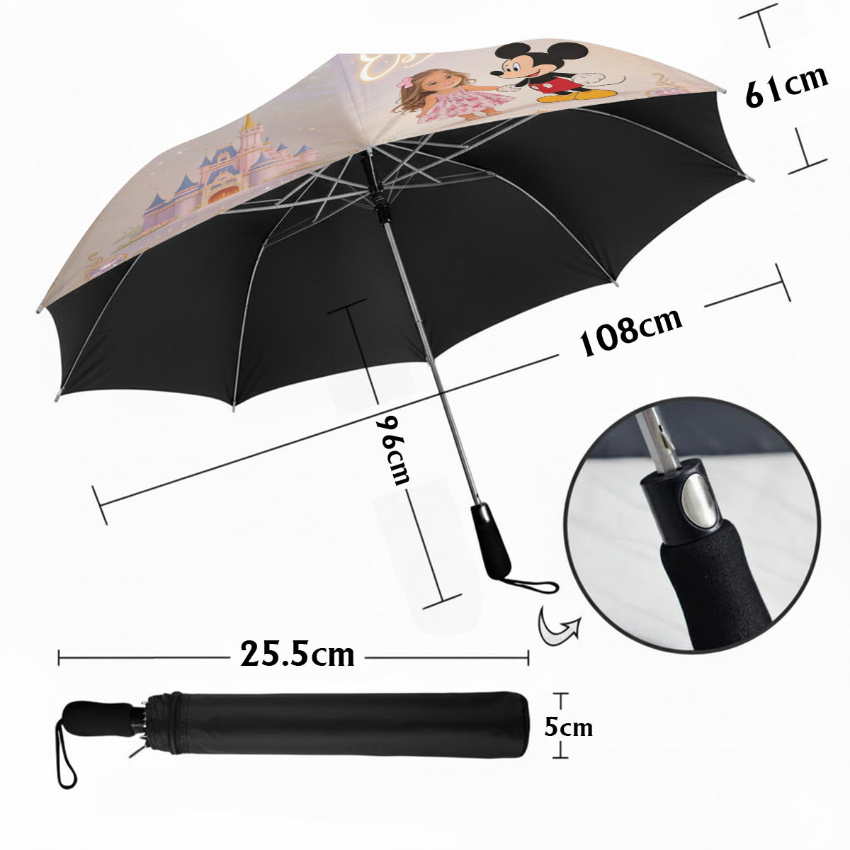 Magical Friend - Personalized Mouse Umbrella