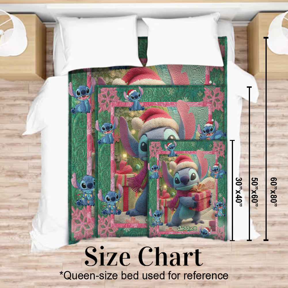 Merry Stitchmas - Personalized Ohana Blanket