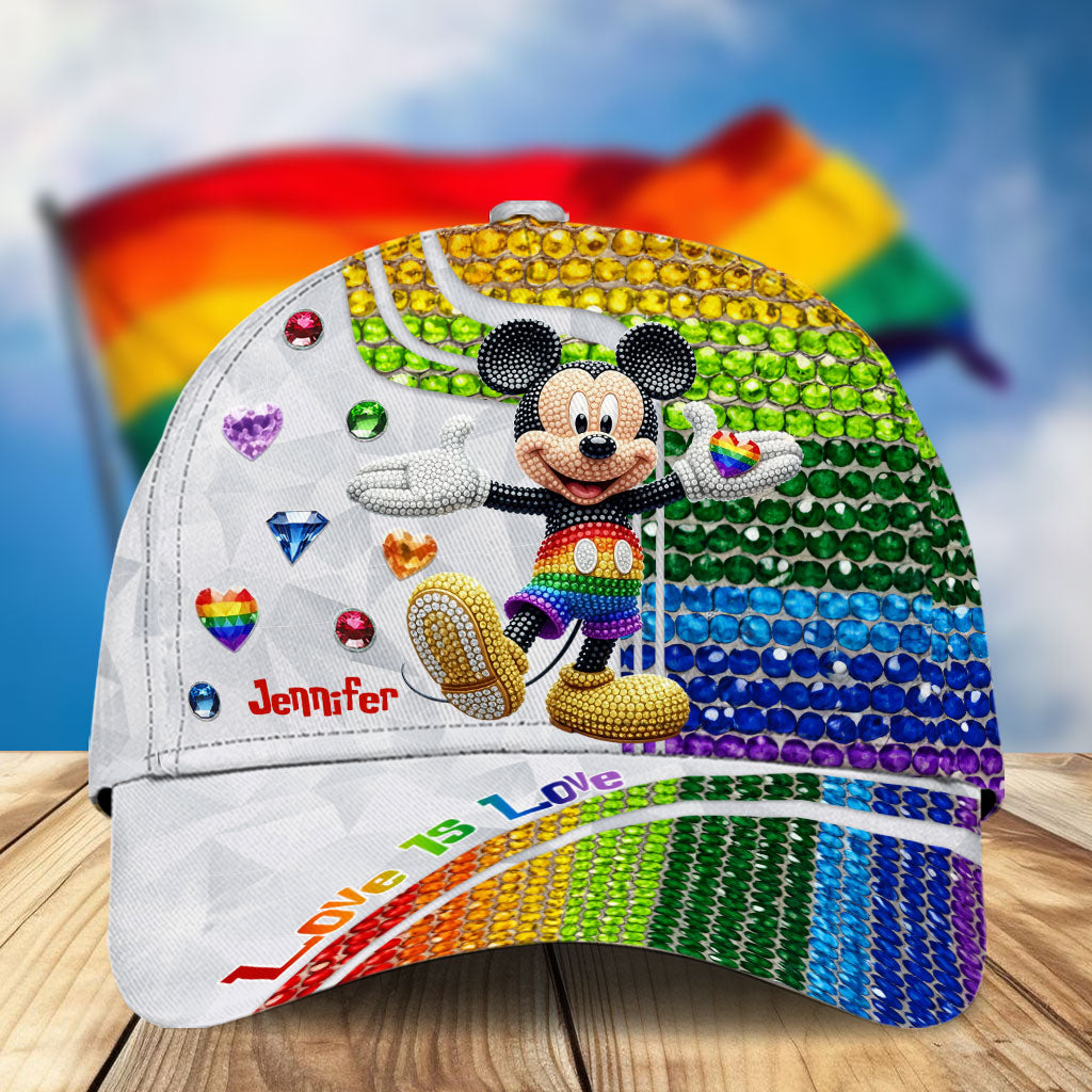 Love Is Love - Personalized Mouse Classic Cap