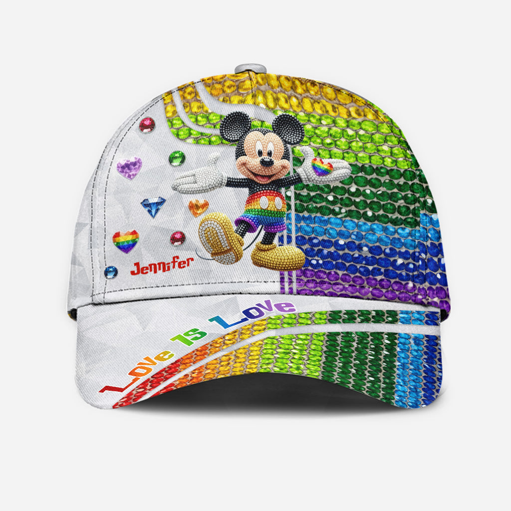 Love Is Love - Personalized Mouse Classic Cap