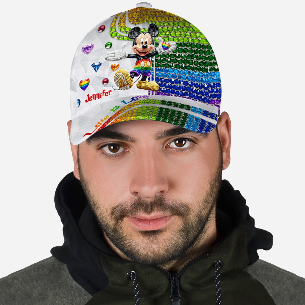 Love Is Love - Personalized Mouse Classic Cap