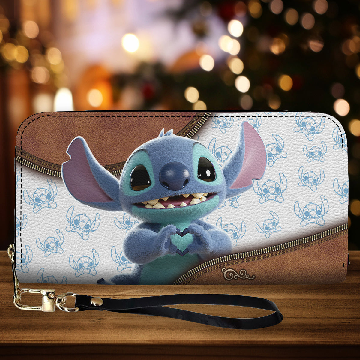 Blue Ohana - Personalized Ohana Leather Long Wallet