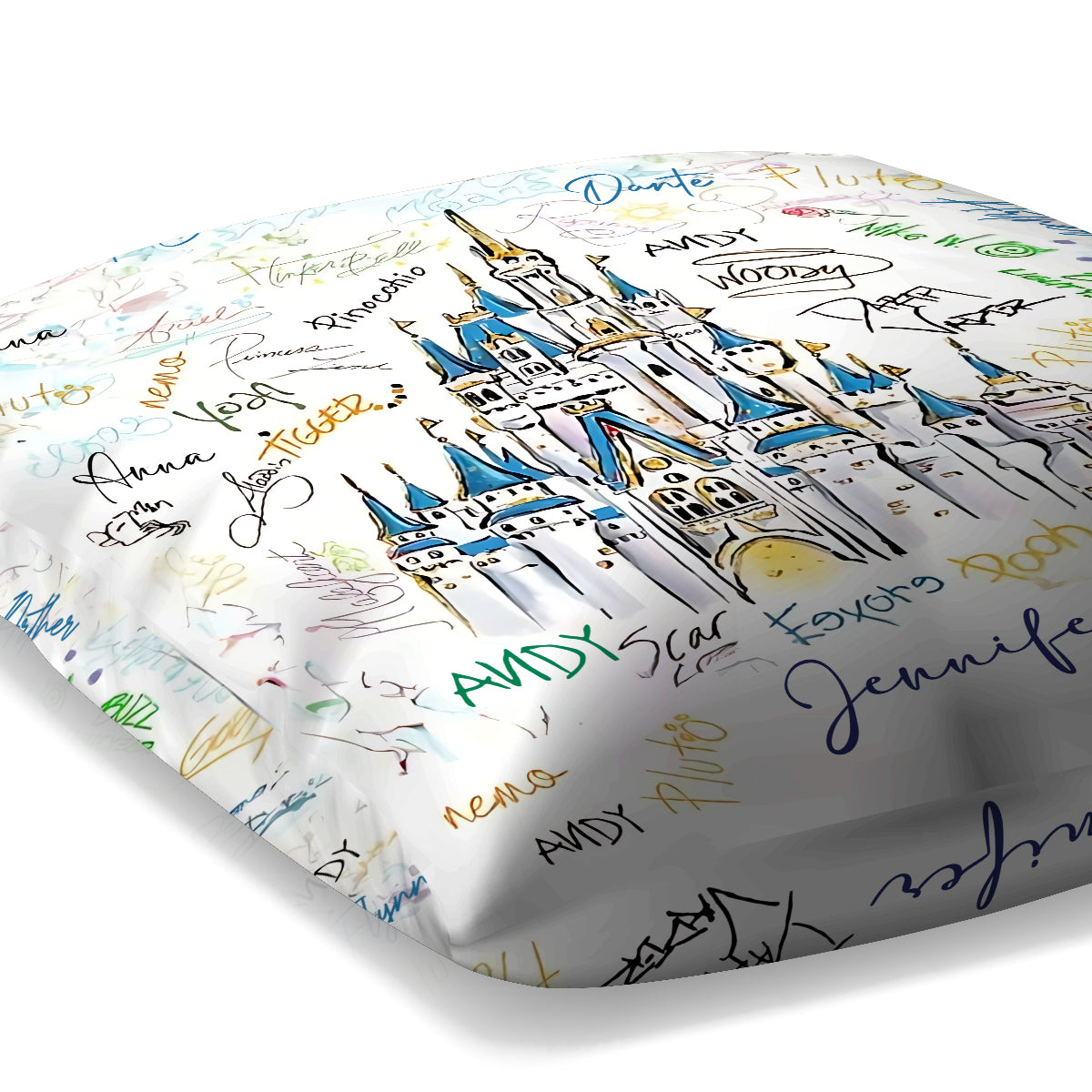 Magical Moments - Personalized Mouse Throw Pillow