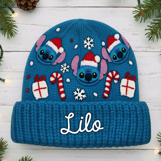Baby Christmas - Personalized Ohana Beanie Hat
