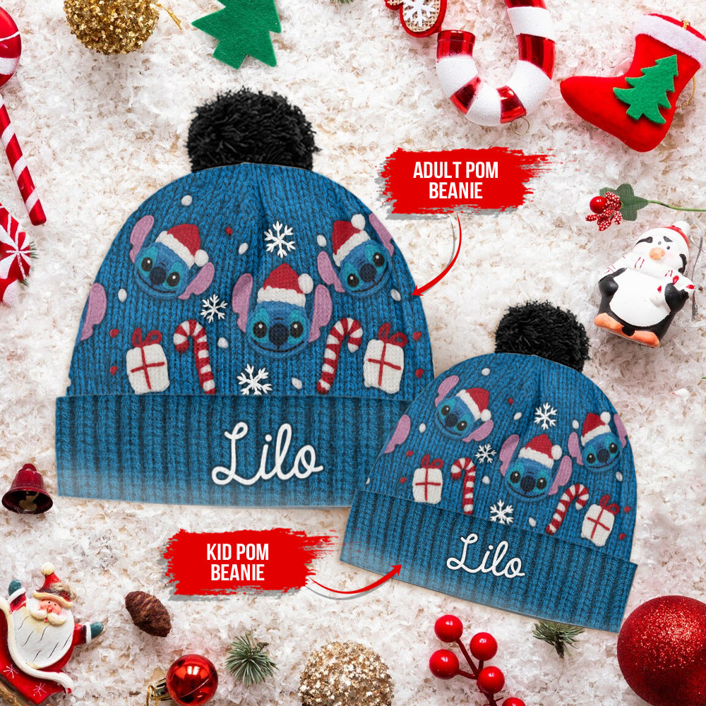 Baby Christmas - Personalized Ohana Beanie Hat