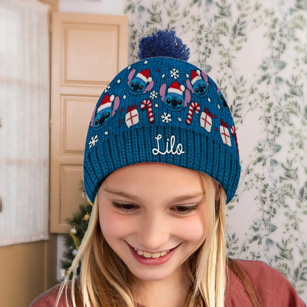 Baby Christmas - Personalized Ohana Beanie Hat