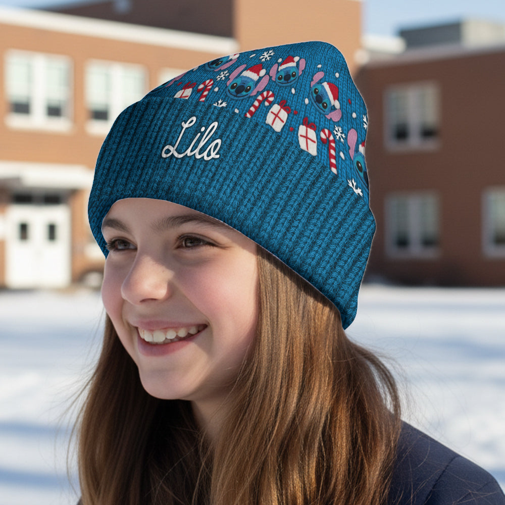 Baby Christmas - Personalized Ohana Beanie Hat