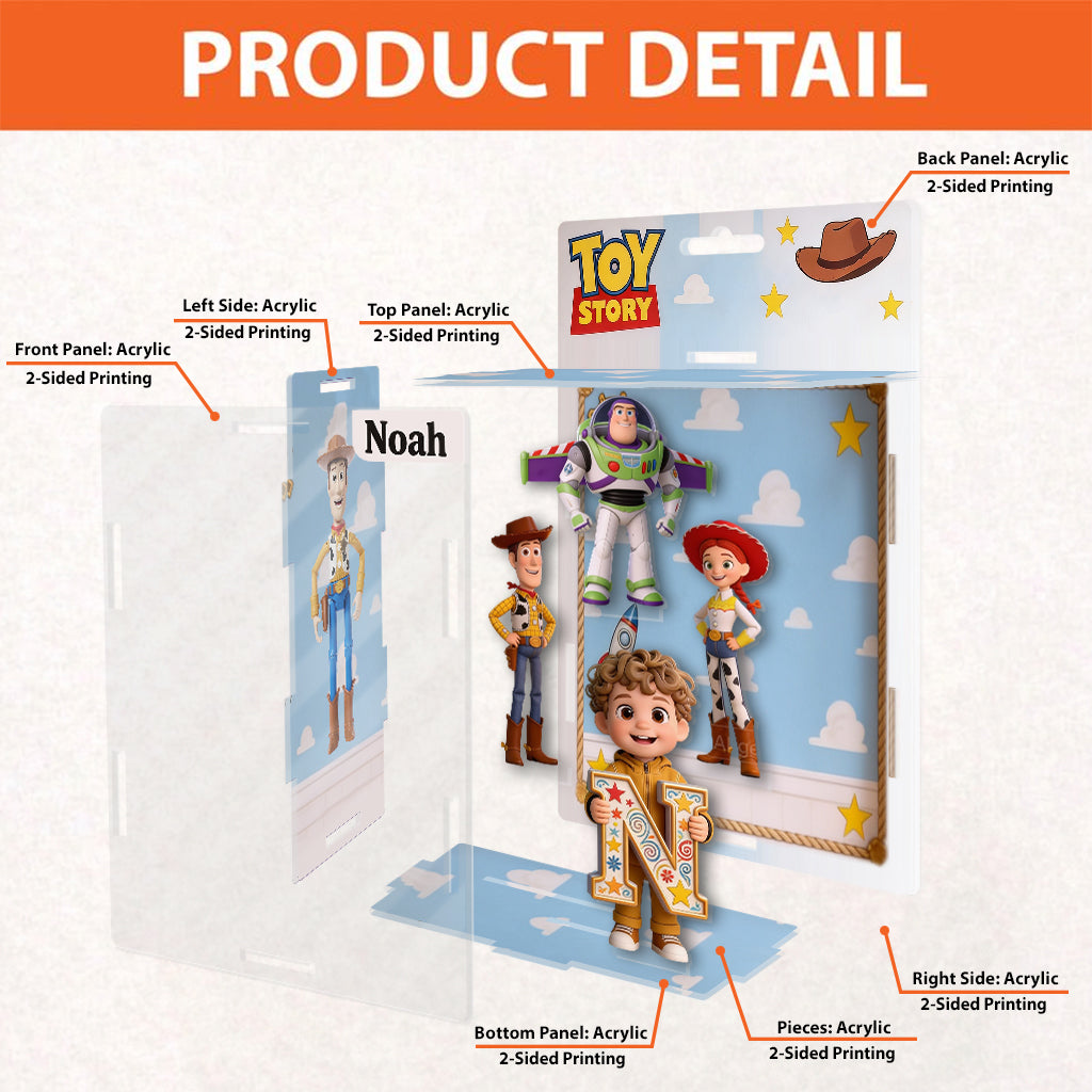 Friends - Personalized Movie For Kids Acrylic Display Box