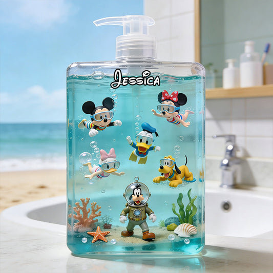 Swimming Friends - Personalized Mouse Pump Dispenser