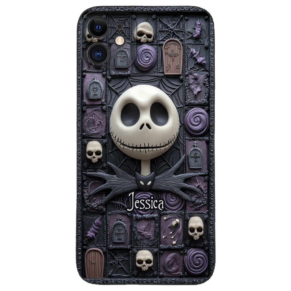 Fantasy Nightmare - Personalized Nightmare Leather Phone Case