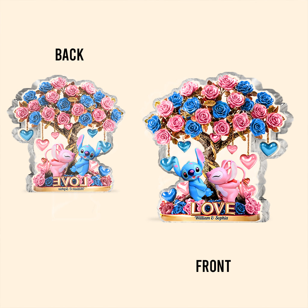 Tree Of Love - Personalized Ohana Custom Shaped Acrylic Plaque