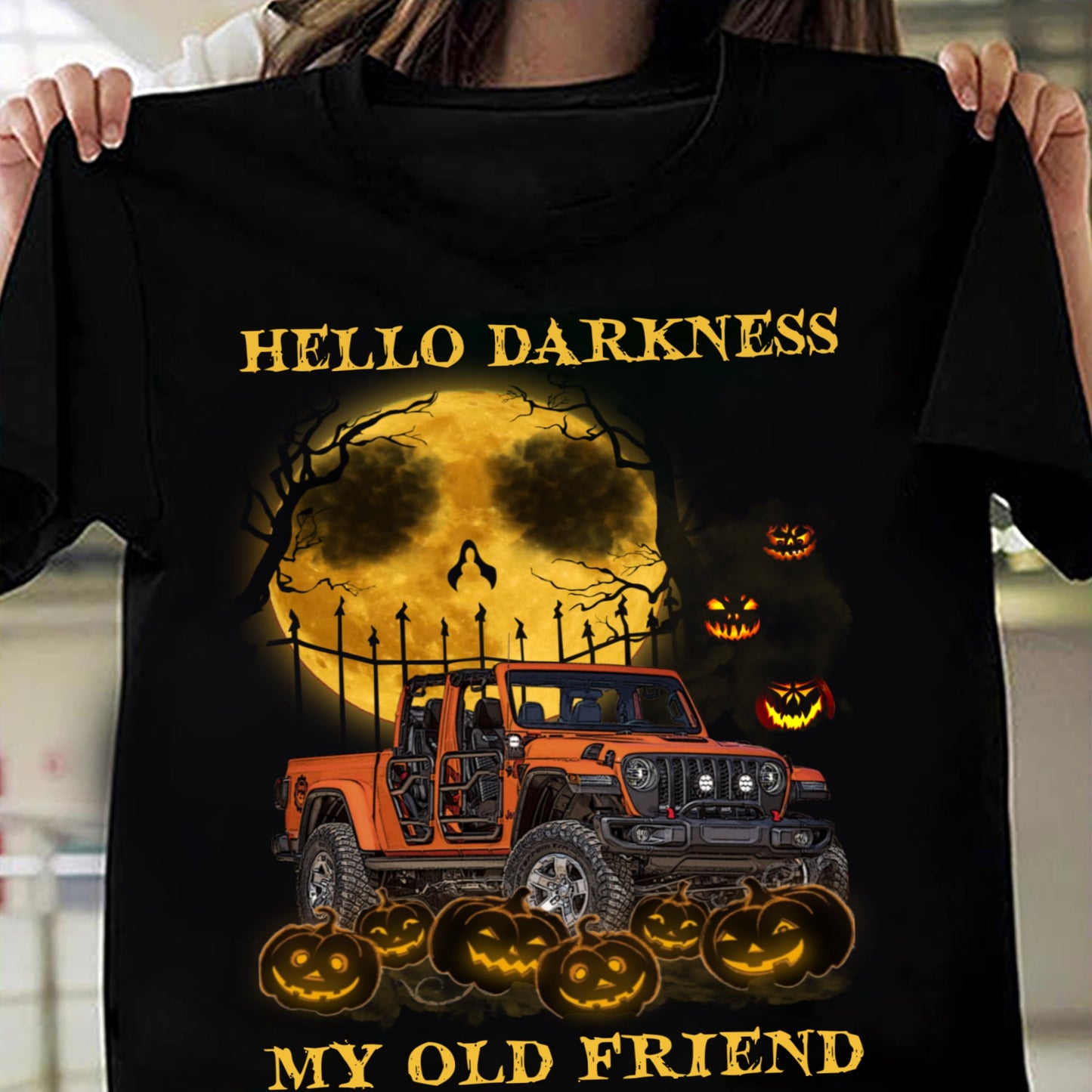 Hello Darkness My Old Friend Car T-shirt and Hoodie 0823