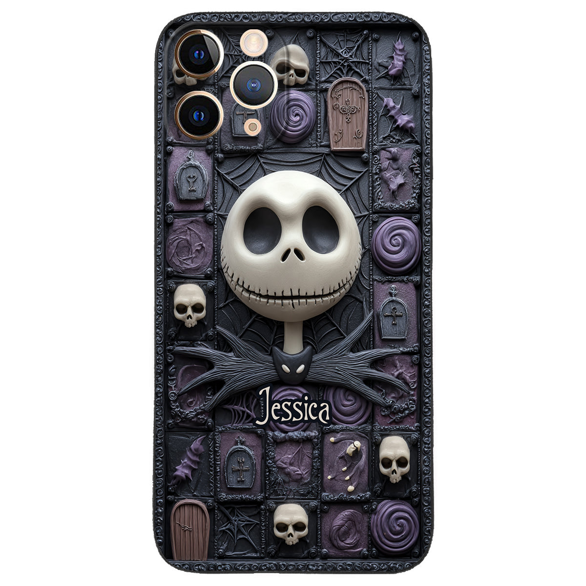 Fantasy Nightmare - Personalized Nightmare Leather Phone Case