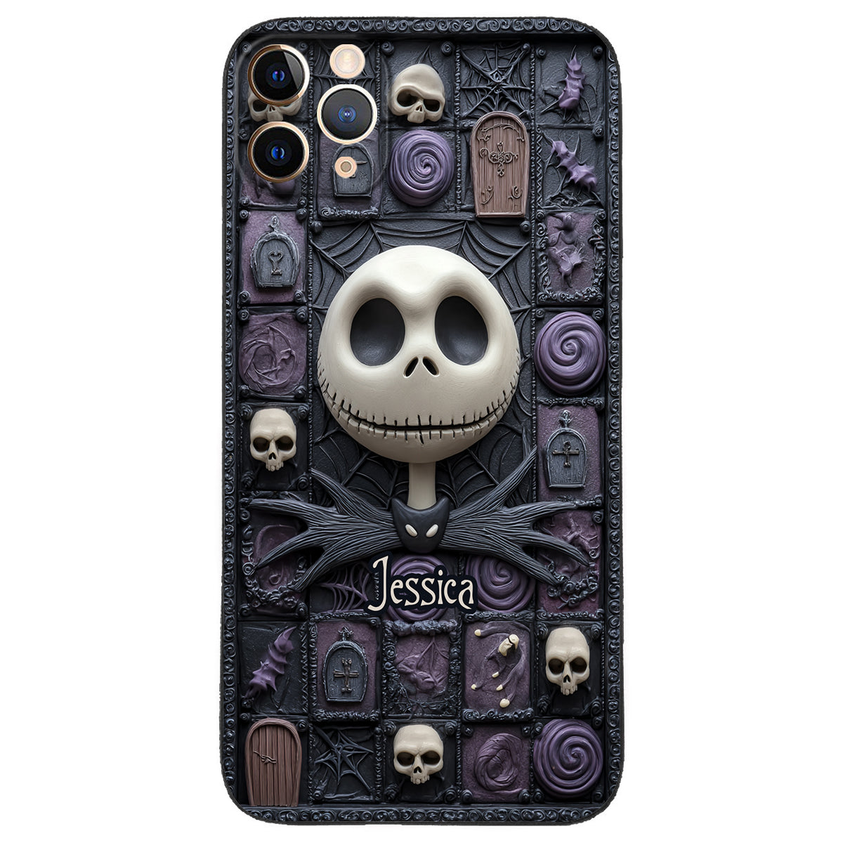 Fantasy Nightmare - Personalized Nightmare Leather Phone Case
