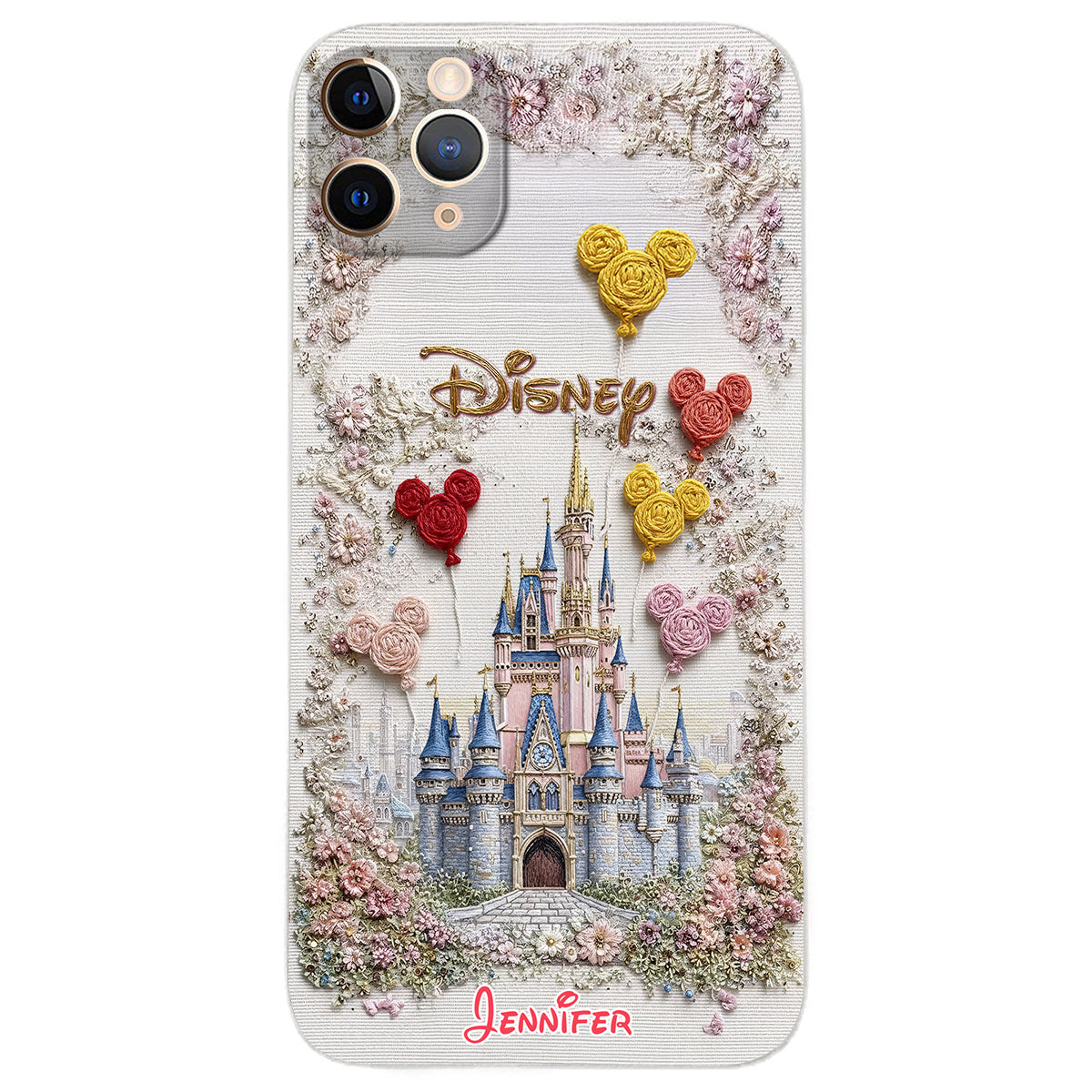 Magical Castle - Personalized Mouse Leather Phone Case