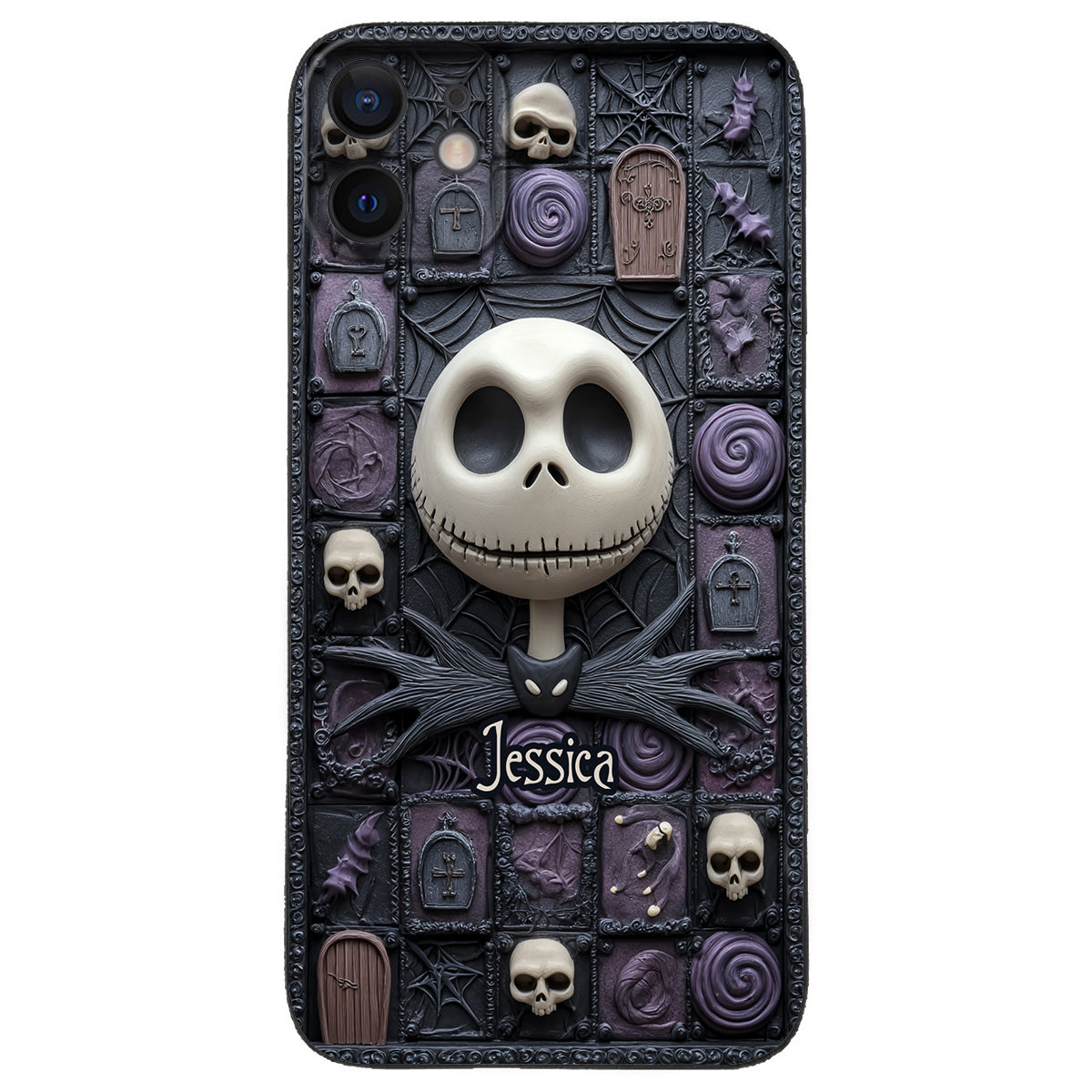 Fantasy Nightmare - Personalized Nightmare Leather Phone Case