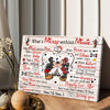 I&#39;ll Stop Loving You When Happily Ever After Isn&#39;t True - Personalized Couple Mouse Poster