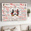 I&#39;ll Stop Loving You When Happily Ever After Isn&#39;t True - Personalized Couple Mouse Poster