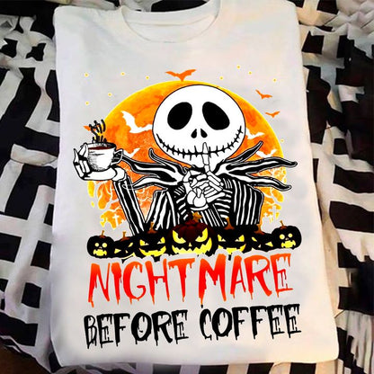 Nightmare Before Coffee Nightmare T-shirt and Hoodie 0823