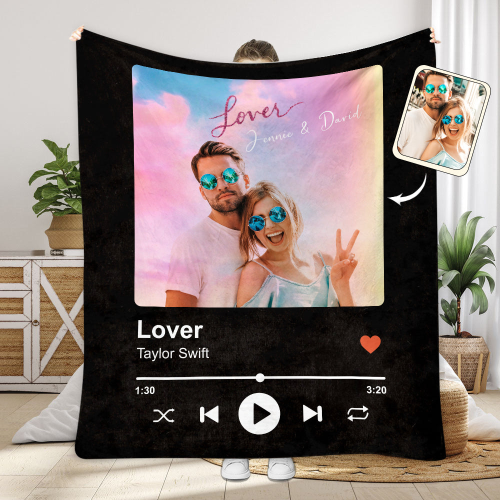 Lover - Personalized Couple Blanket