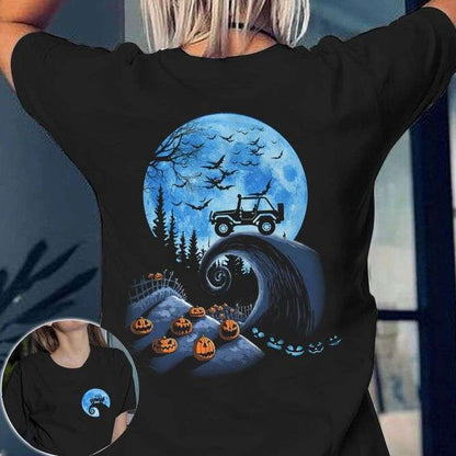 Halloween Town Car T-shirt and Hoodie 0823