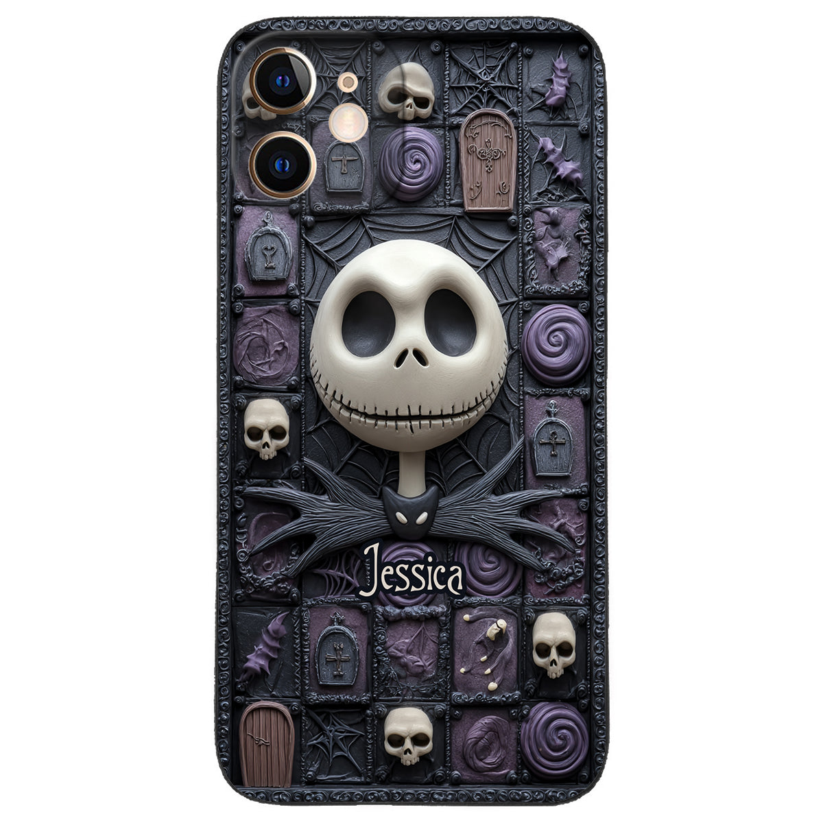 Fantasy Nightmare - Personalized Nightmare Leather Phone Case