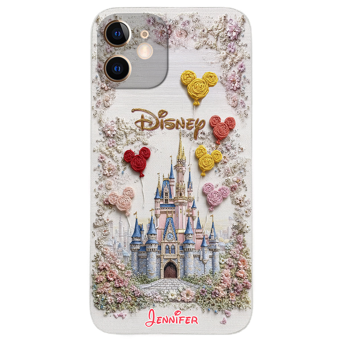 Magical Castle - Personalized Mouse Leather Phone Case