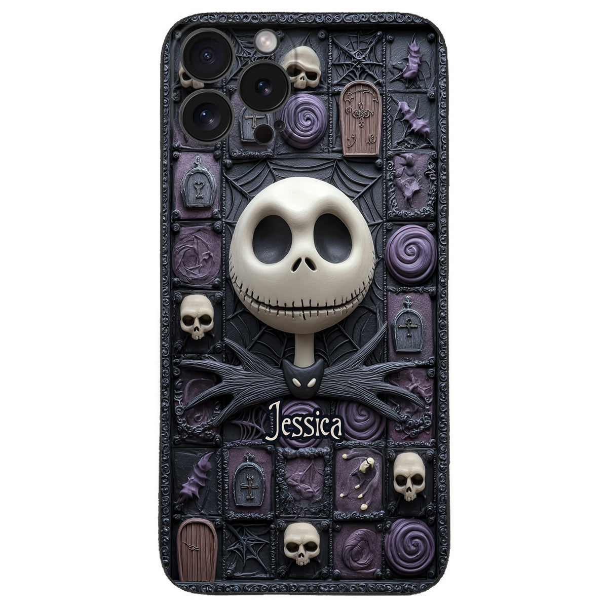 Fantasy Nightmare - Personalized Nightmare Leather Phone Case
