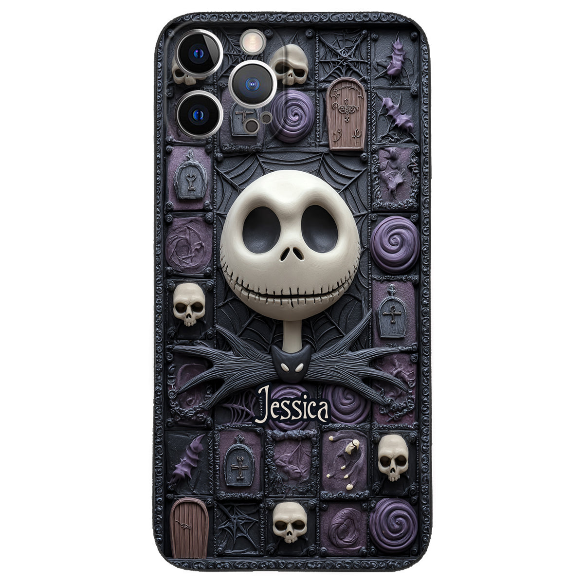 Fantasy Nightmare - Personalized Nightmare Leather Phone Case